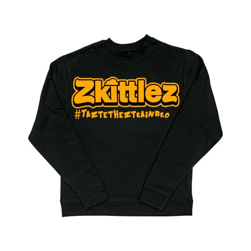The Original Z Taste The Z Train Orange Crewneck Sweater