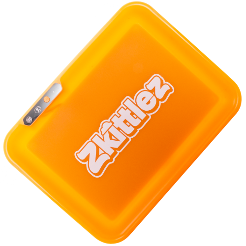 The Original Z (Orange) LED Glow Rolling Tray by Glow Tray