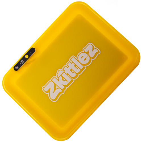 The Original Z (Yellow) LED Glow Rolling Tray by Glow Tray