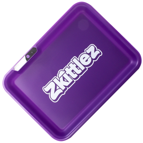 The Original Z (Purple) LED Glow Rolling Tray by Glow Tray