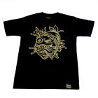 The Lemon Splat Outline T-Shirt - Black by Lemon Life SC