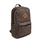 The Escort (Canvas Collection) Backpack Odour Proof Bag - Revelry Supply Leopard