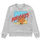 Mondays Off Crewneck Jumper by Smokers Club - Heather Grey