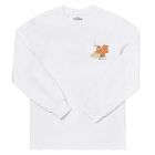 Mondays Off Long Sleeve Tee by Smokers Club - White