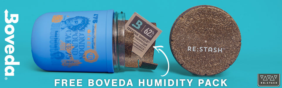 Free Boveda Humidity Packs with Re:Stash Mason Jars