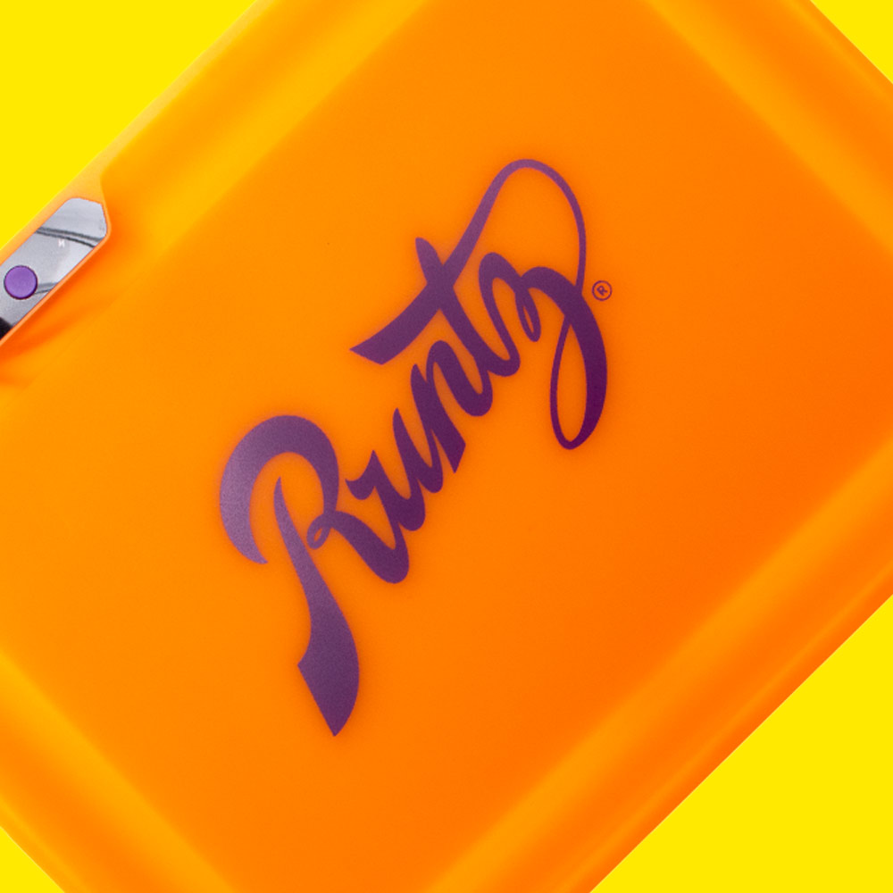 Glow Tray x Runtz (Orange) LED Rolling Tray by Glow Tray Wholesale